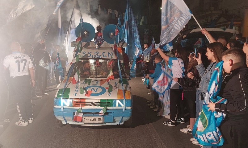 Brusciano Festa per Napoli Campione d’Italia 2022/23. (Scritto da Antonio Castaldo)